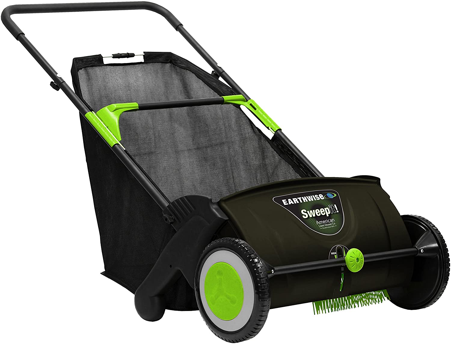 earthwise lawn sweeper