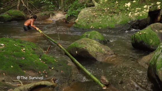 manmade underground hideout and pool 