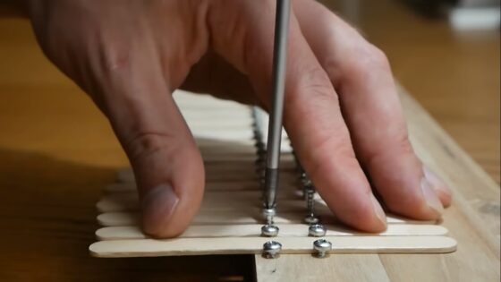 popsicle stick kalimba