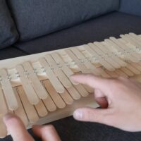 popsicle stick kalimba