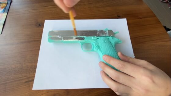 testing mirror paint