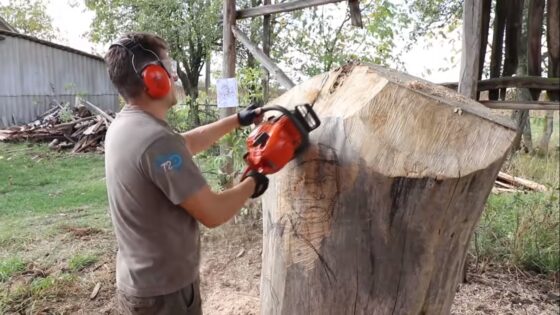 Native American carving