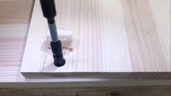 hiding wooden screws