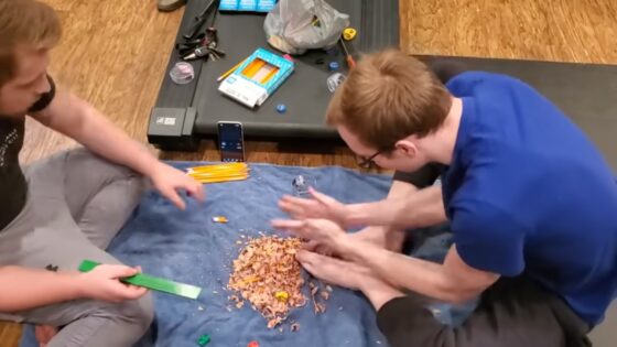 pencil sharpening speedrun