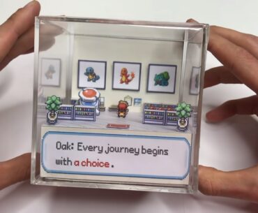 Feel The Nostalgia With This Pokémon Papercraft Diorama pokemon papercraft