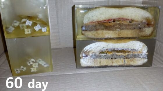 pouring resin on mcdonalds