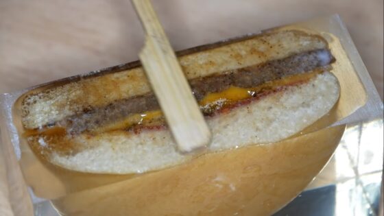 pouring resin on mcdonalds