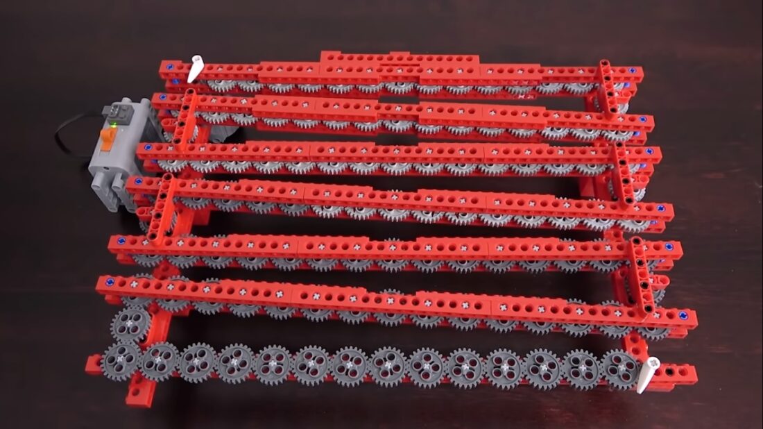 LEGO gear train