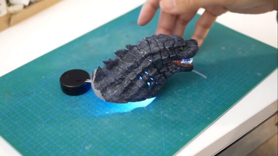 godzilla in resin 