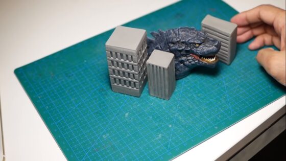 godzilla in resin 