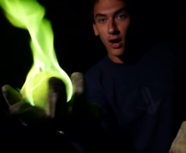 JLaservideo Shows How You Can Create Your Own Colored Mario and Luigi Fireballs irl mario fireballs