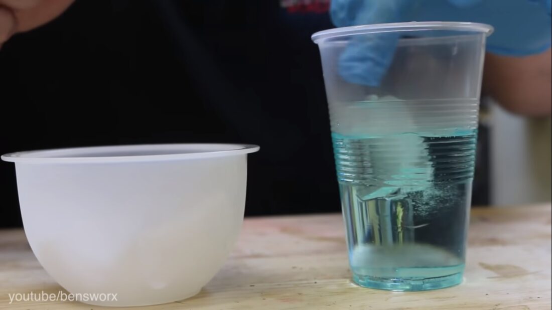 casting ice cube