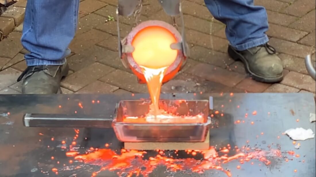 large copper ingot