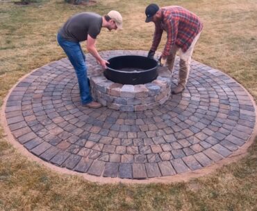 Making Your Own Fire Pit Isn’t as Easy as It Looks fire pit assembly