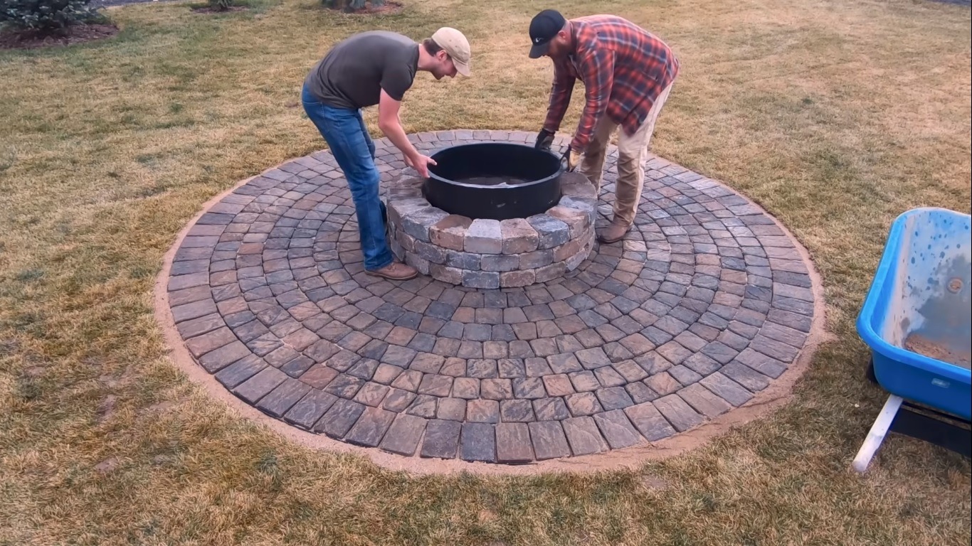 Making Your Own Fire Pit Isn T As Easy, Fire Pit Ring Installation