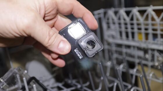 inside of a dishwasher