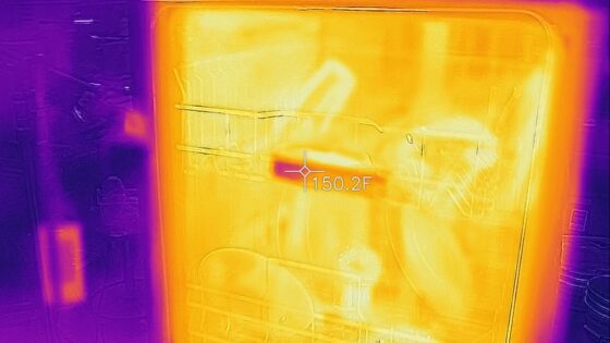 inside of a dishwasher