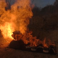 matchstick volcano cooking