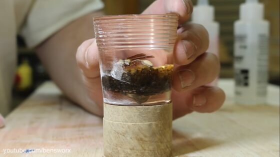 wasp nest resin gear shift knob