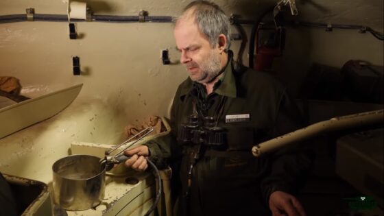 cooking inside a tank