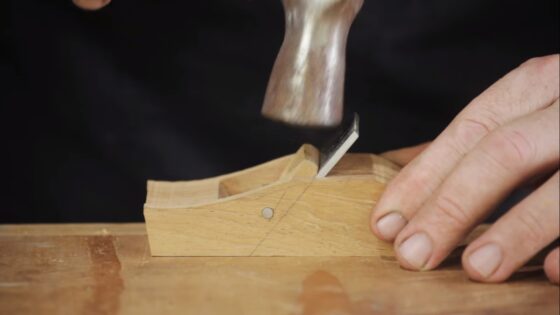 lawn mower blade block plane