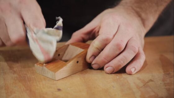 lawn mower blade block plane