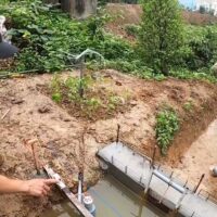 miniature hydroelectric dam