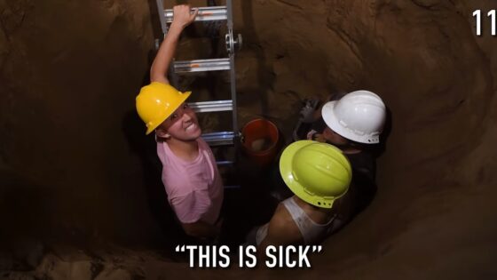 underground bunker with spoons