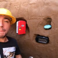 underground bunker with spoons