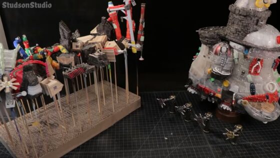 howl's moving castle from junk