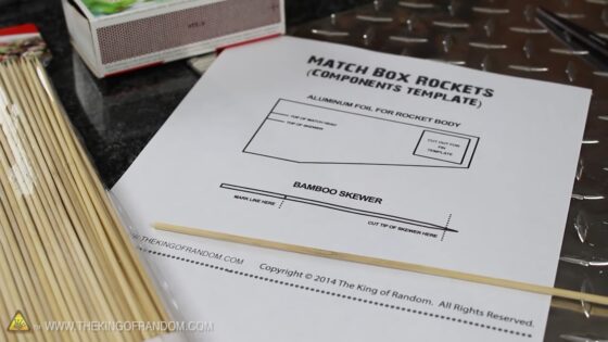 matchstick rocket kit