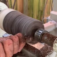 coffee mug out of coffee beans