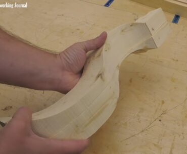 curved wood legs woodworking