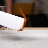 hand sanitizer invisible flame