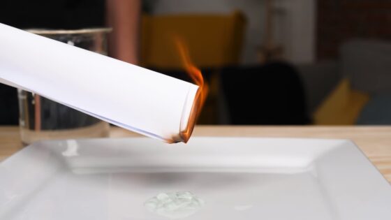 hand sanitizer invisible flame