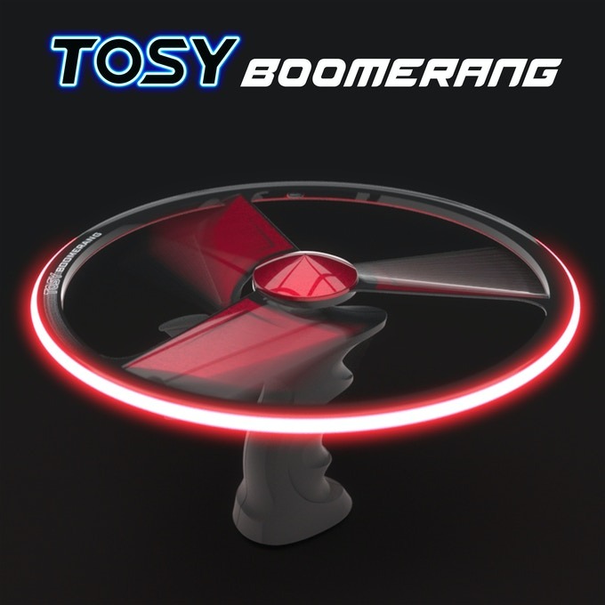 TOSY Flying Duo Is An LED Frisbee and Boomerang AllInOne SolidSmack