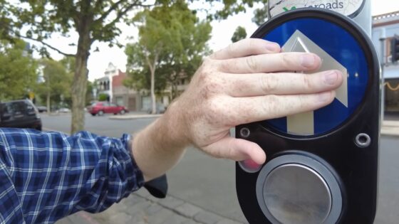 australia crosswalk button design
