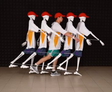 quaruple skeleton costume