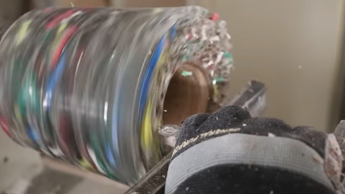 turning push pins