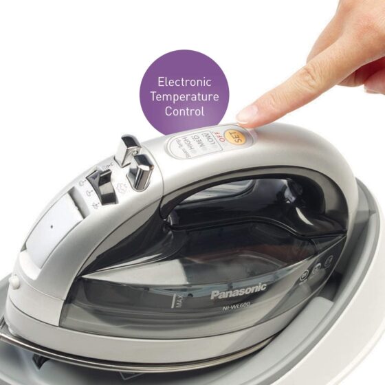 temperature settings of Panasonic NI-WL600 cordless iron