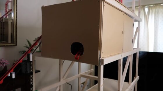 giant lego roller coaster