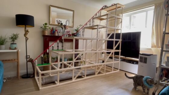 giant lego roller coaster