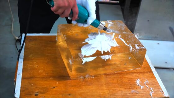 ironing ice