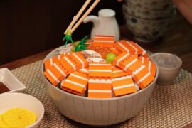 This LEGO Sashimi Bowl Looks Downright Scrumptious stop motion sashimi