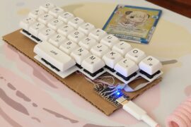 cardboard keyboard