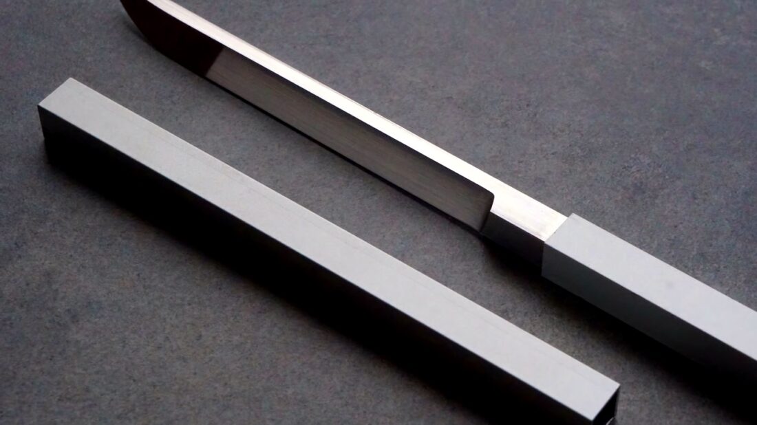 square tube knife