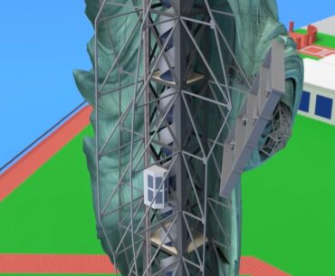 Statue of Liberty animation