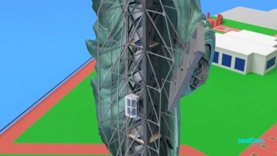 Statue of Liberty animation