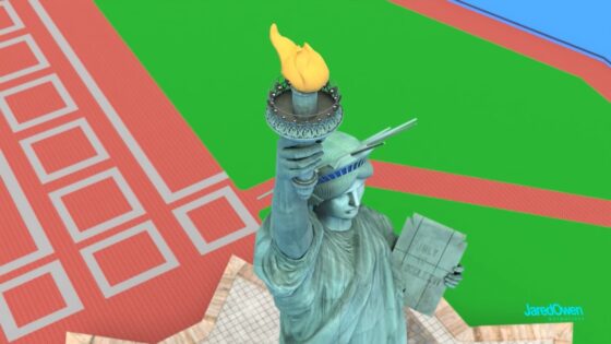Statue of Liberty animation
