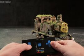This RC Shrek Engine Is The All Star of Any Train Station shrek train engine